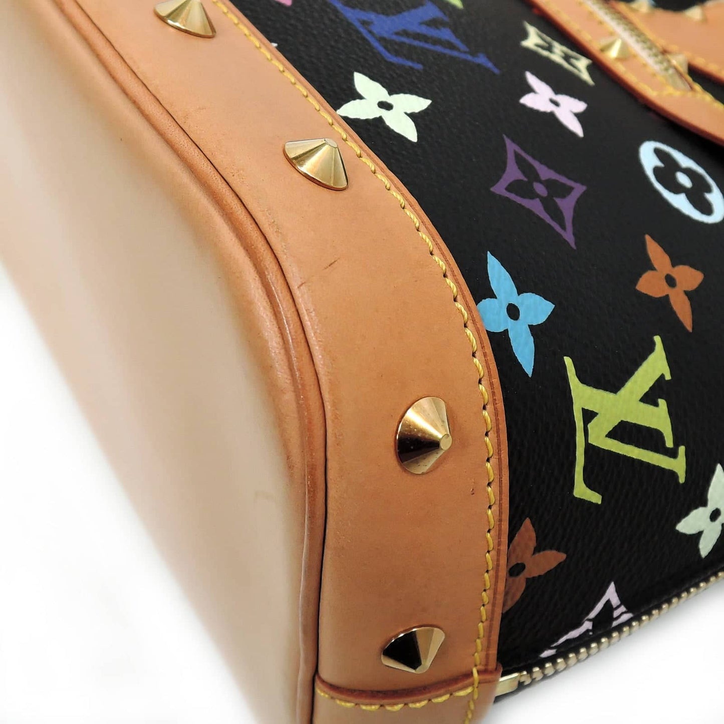 Louis Vuitton Alma PM Black Multicolor Monogram Canvas