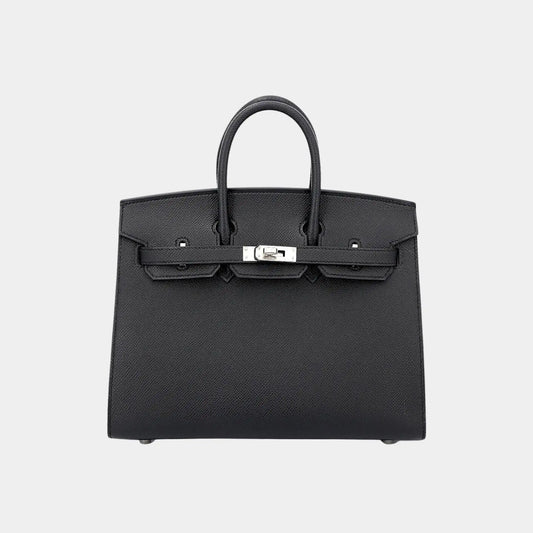 Birkin 25 Epsom Black PHW