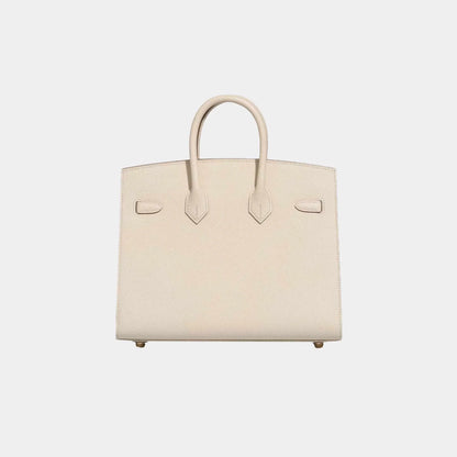 Birkin 25 Epsom Craie GHW