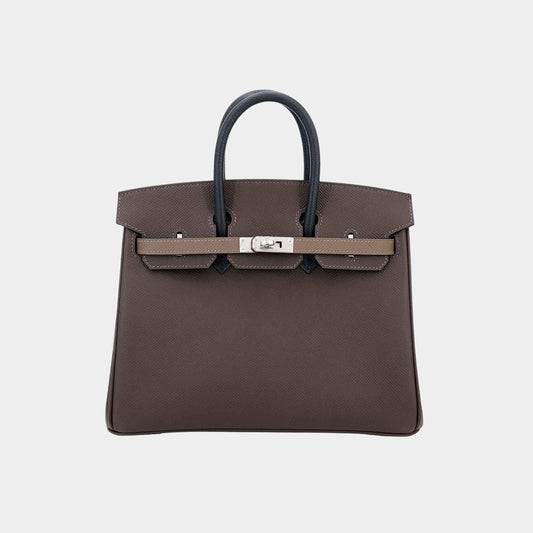 Birkin 25 Epsom Ecorce/Etoupe/Black PHW