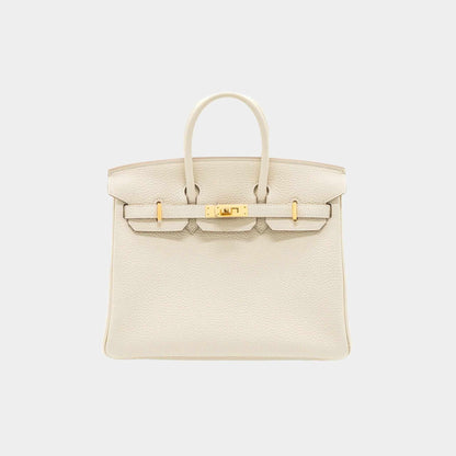 Birkin 25 Togo Craie GHW