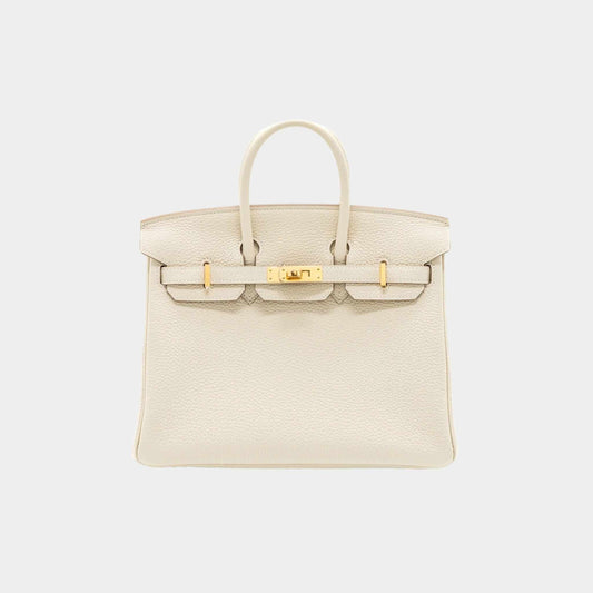 Birkin 25 Togo Craie GHW