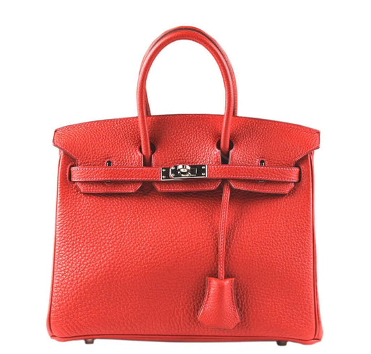 Hermès Birkin 25 Bag Vermillion Palladium