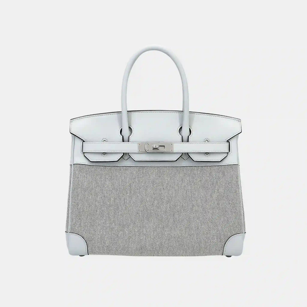 Birkin 30 Canvas-Swift Gris Platine PHW