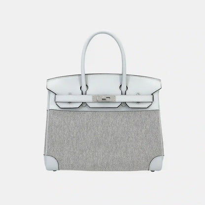 Birkin 30 Canvas-Swift Gris Platine PHW