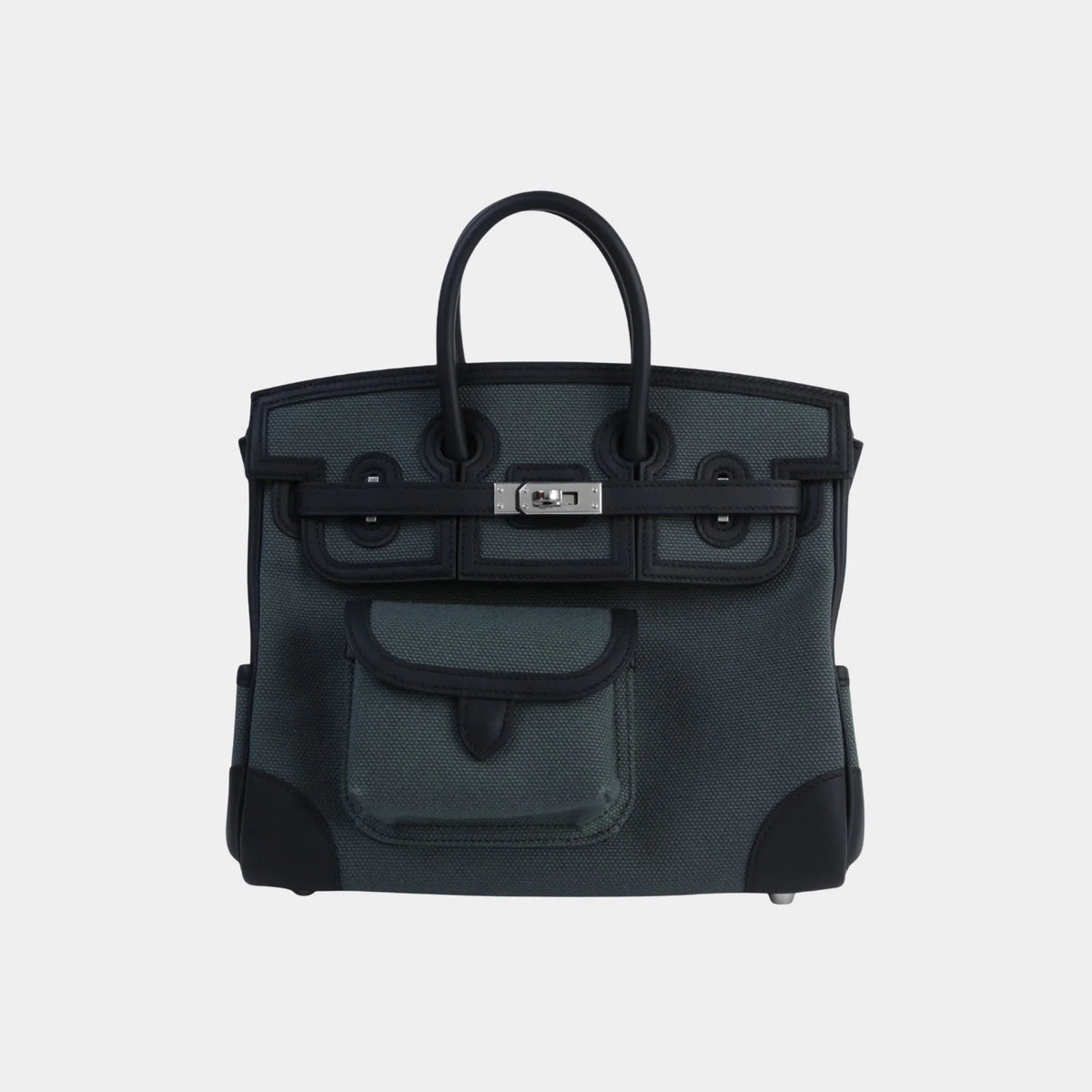 Birkin Cargo 25 Canvas-Swift Vert Mangrove PHW
