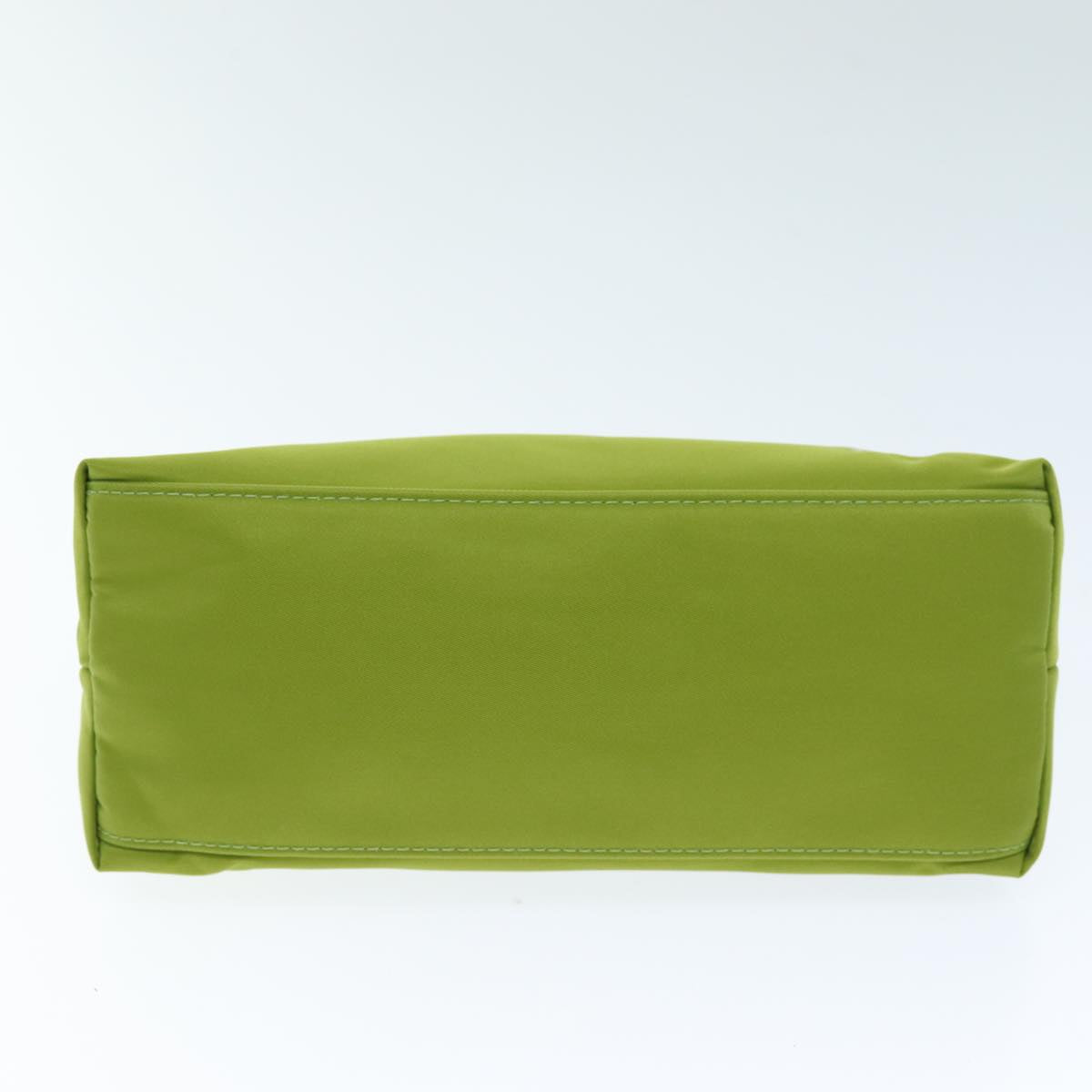Burberry Nova Check Accessory Pouch Nylon Beige Green Auth hk1323