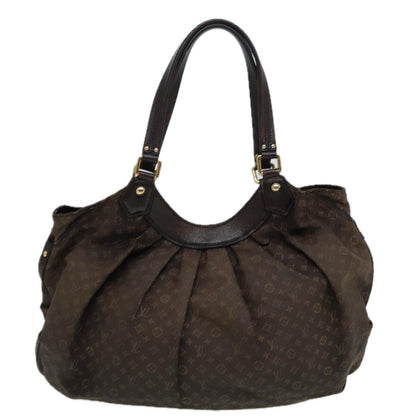 LOUIS VUITTON Monogram Idylle Fantasy Tote Bag Ebene Brown M40408 LV Auth hk1374