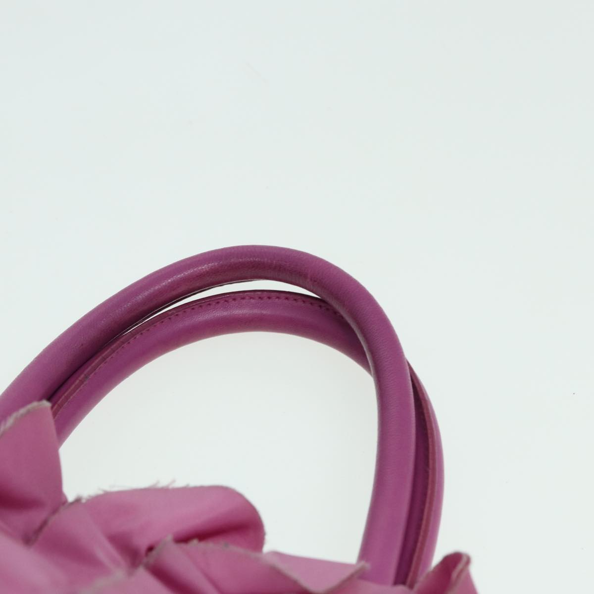 PRADA Hand Bag Nylon Pink Auth hk1377