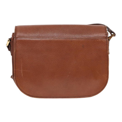 BURBERRYSs Shoulder Bag Leather Brown Auth hk1530