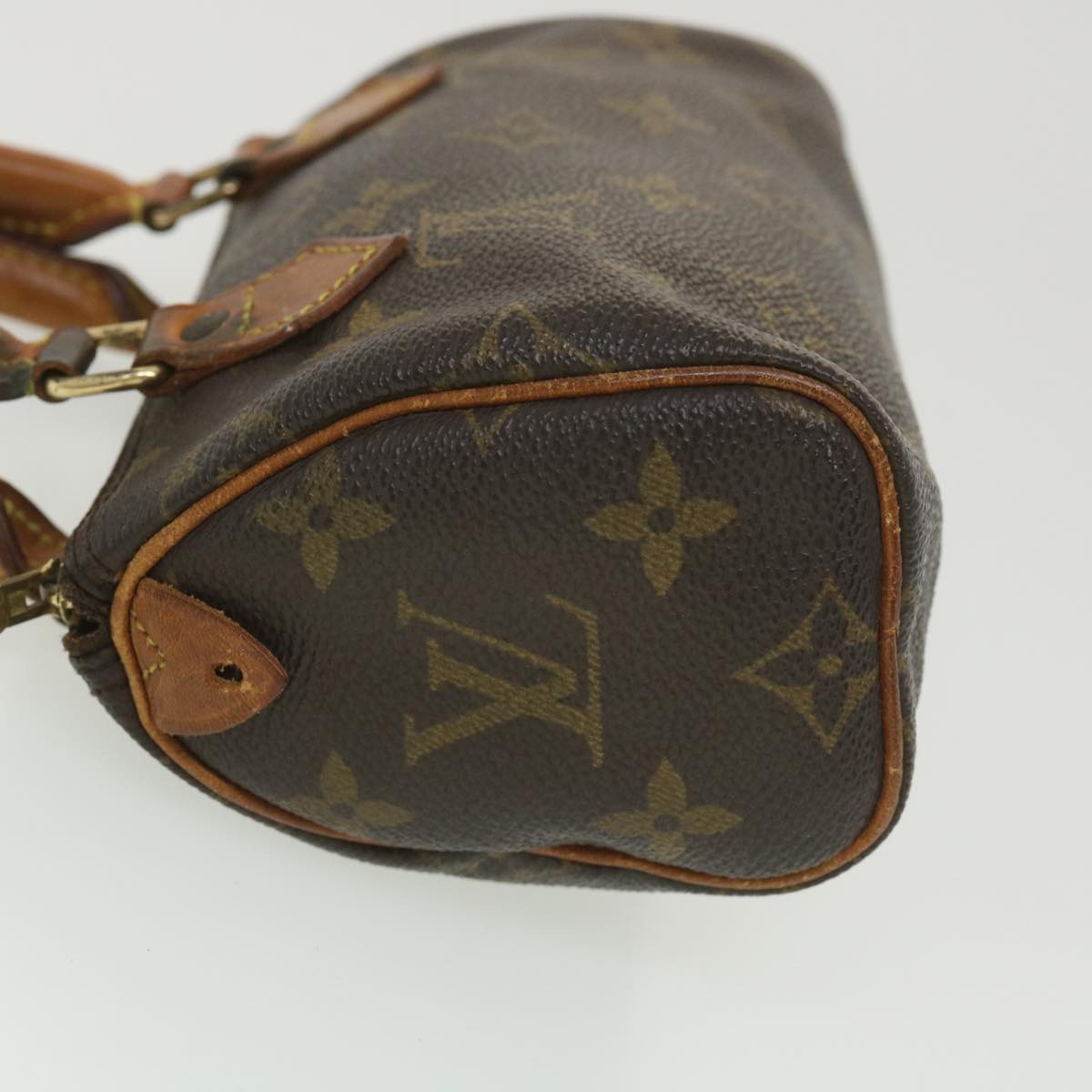 LOUIS VUITTON Monogram Mini Speedy Hand Bag 2way M41534 LV hk645