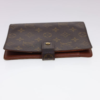 LOUIS VUITTON Monogram Agenda MM Day Planner Cover R20105 LV hk652