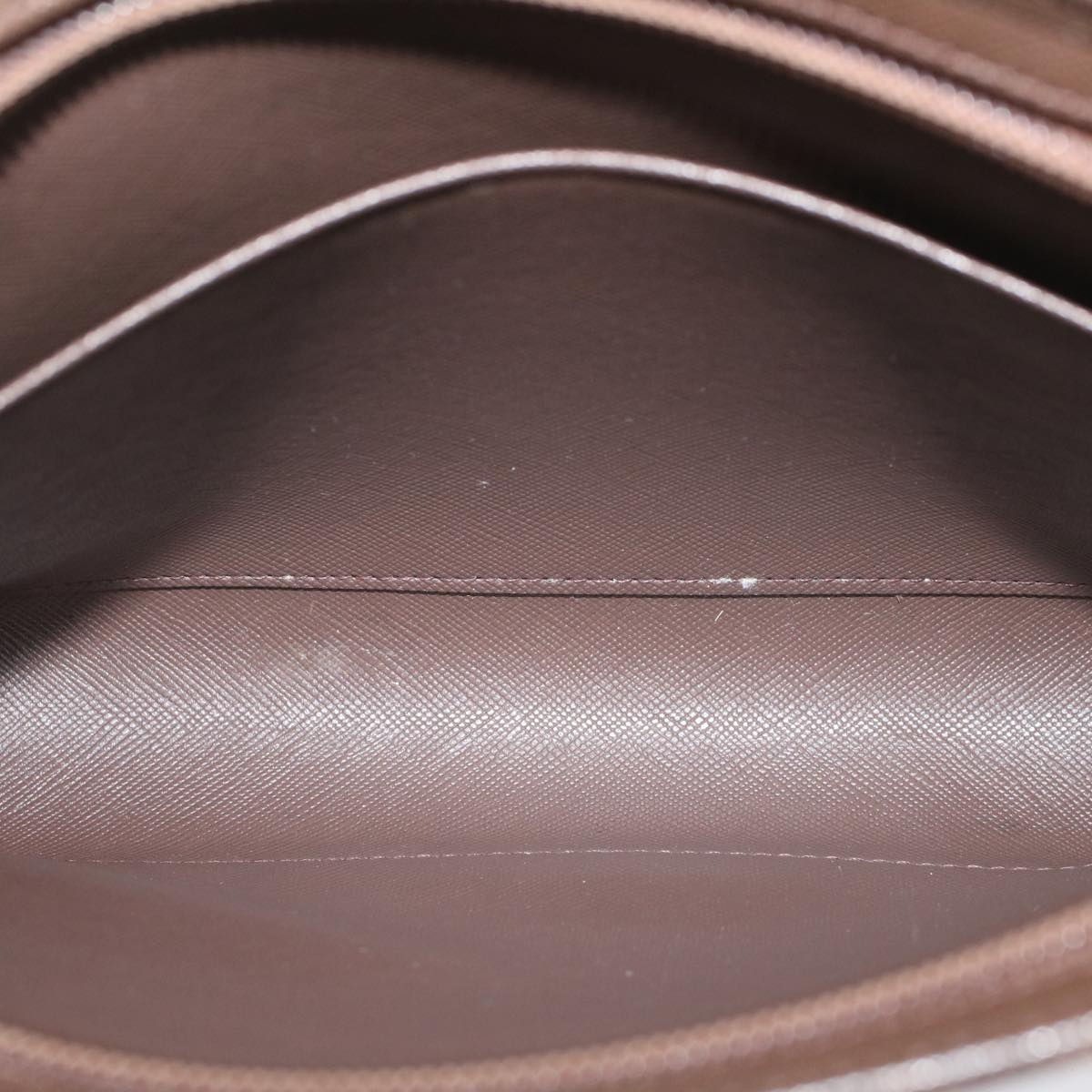 BurberrySs Nova Check Clutch Bag Canvas Leather Khaki Brown Auth hk820
