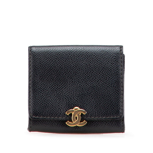 Chanel Coco Mark Caviar Coin Case