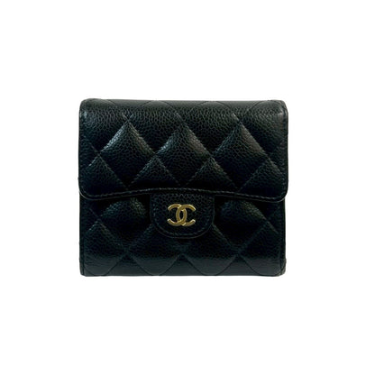 Chanel Matelassé Caviar Skin Wallet