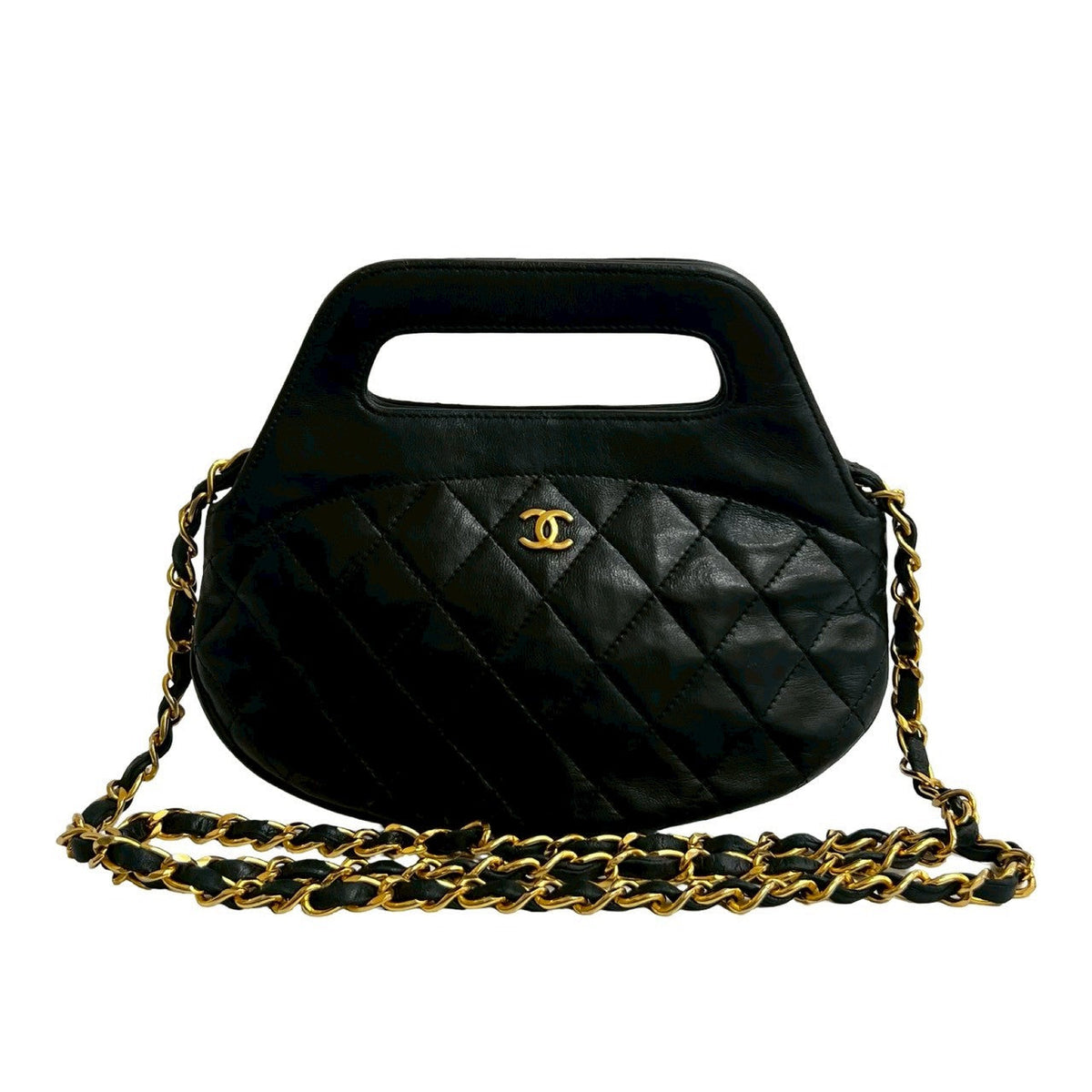 Chanel Leather 2way Handbag