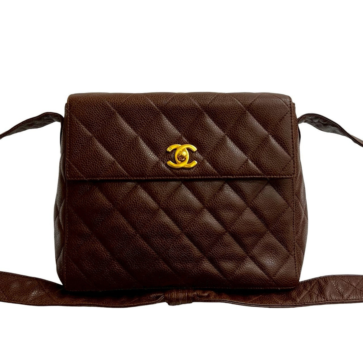 Chanel Matelassé Caviar Leather Shoulder Bag
