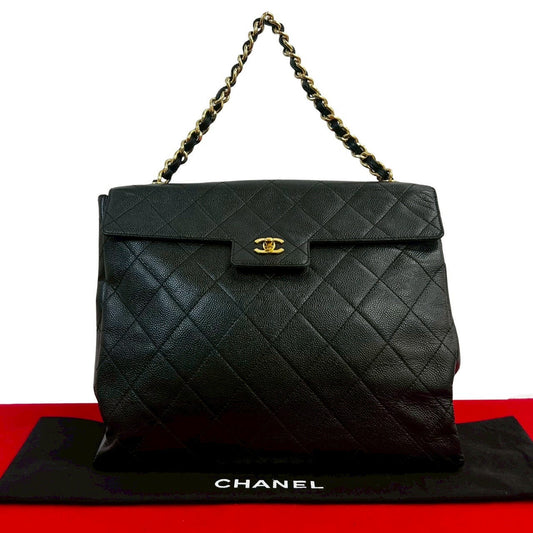 Chanel Matelassé Caviar Leather Handbag