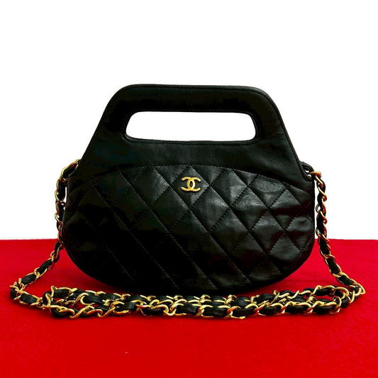 Chanel Leather 2way Handbag