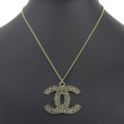 CHANEL Necklace Plated Gold gold COCO Mark Women Used