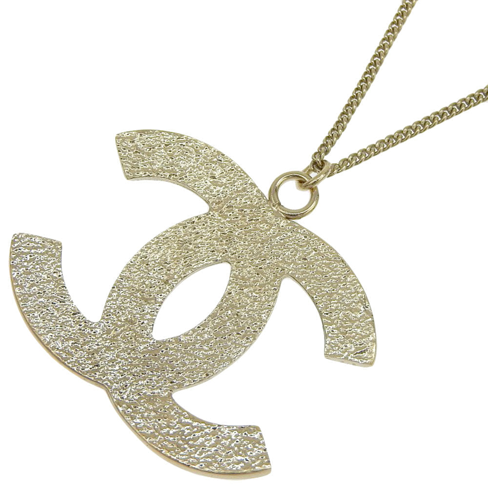 CHANEL Necklace Plated Gold gold COCO Mark Women Used