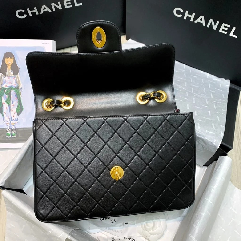 Chanel Big Gold Buckle Bag