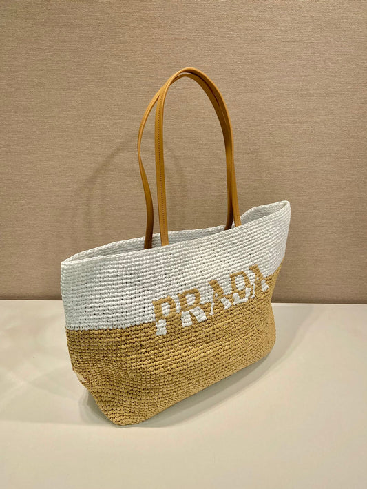 BOLSA Prada TOTE CROCHÊ E COURO 38