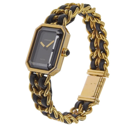 Chanel Premiere L Quartz Watch H0001 Gold Plated