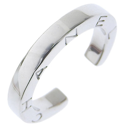 CHANEL Ring K18 white gold Silver Signature Women Used
