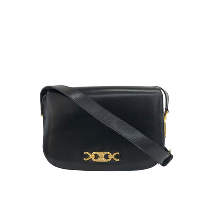 CELINE  Shoulder bag Black Vintage fxkh5k