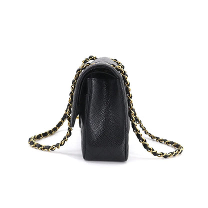 Chanel Caviar Classic black bag