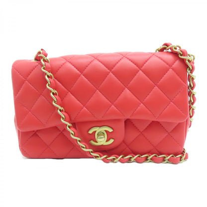 Chanel Mini Classic red bag