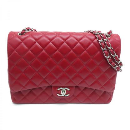 Chanel Maxi Double Flap Red Bag