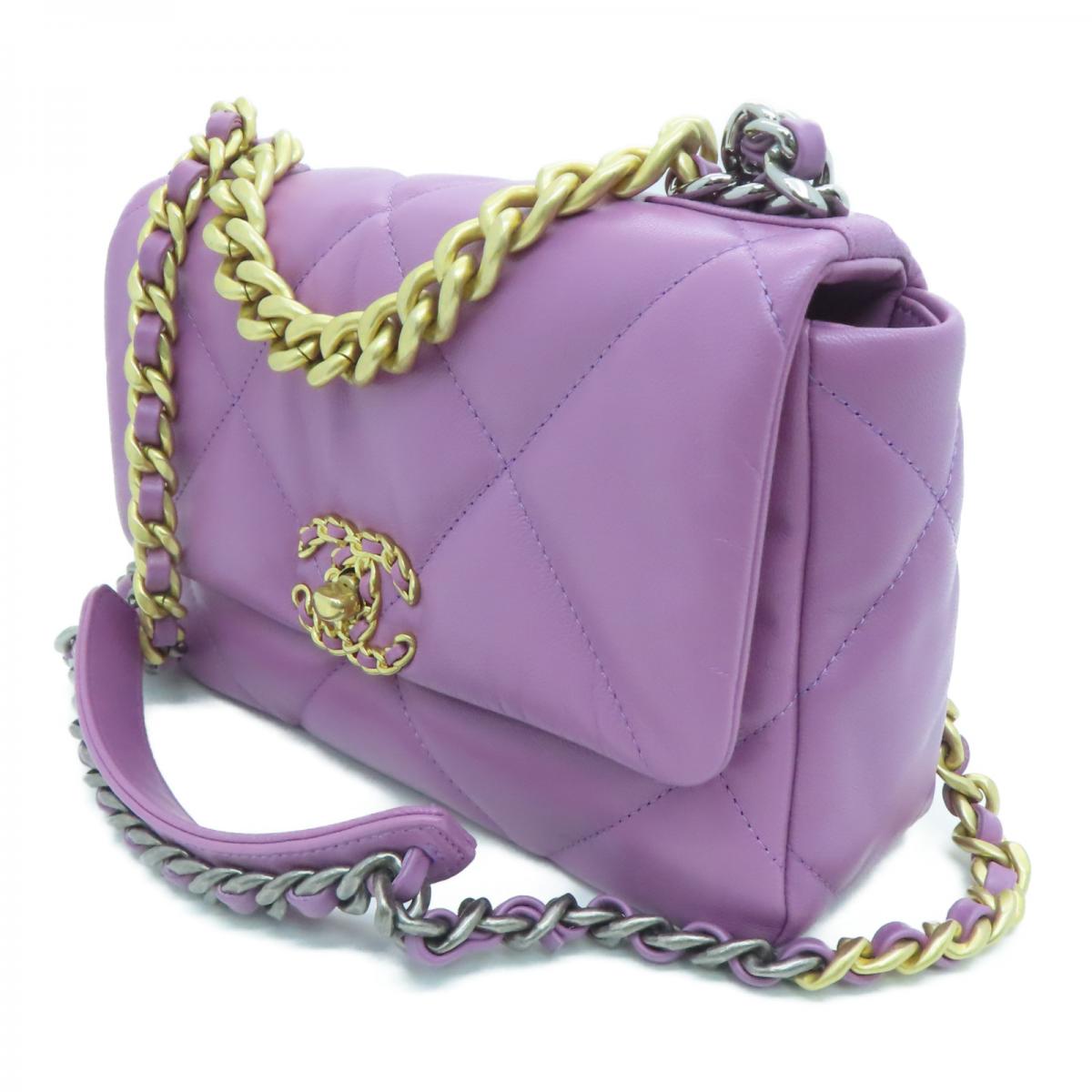 Chanel 19 Purple small bag