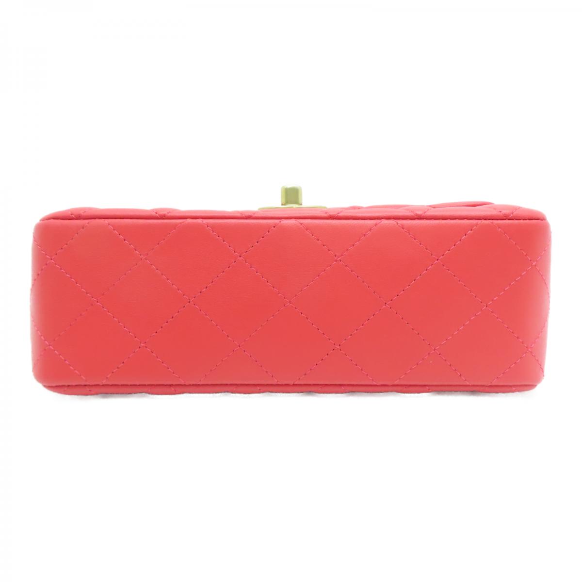Chanel Mini Classic red bag