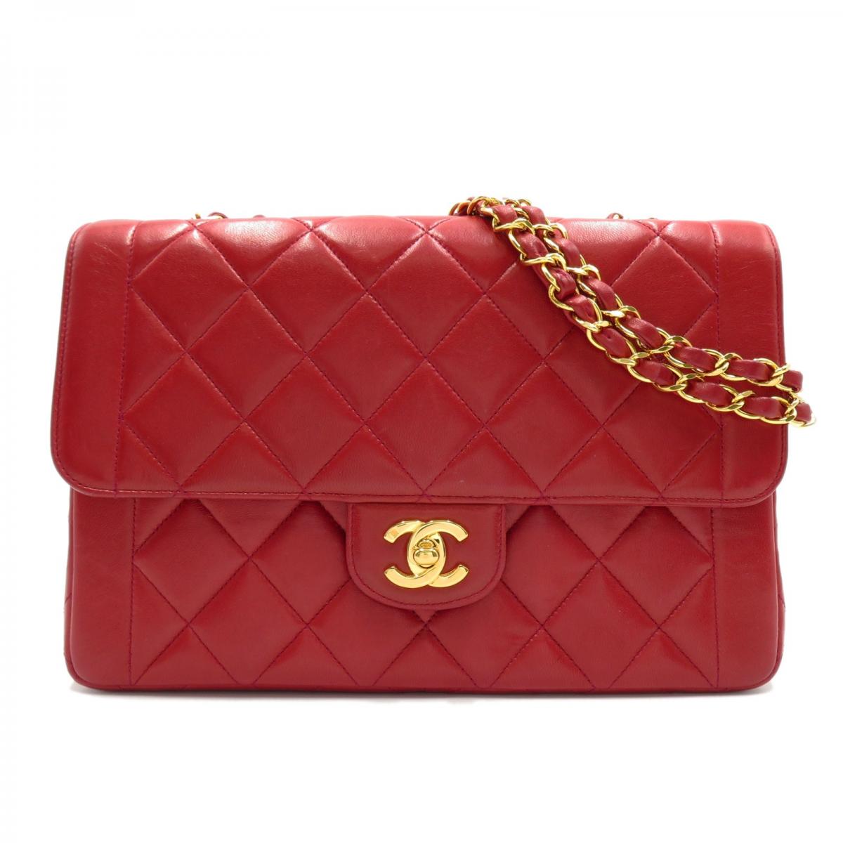 Chanel Vintage Classic red bag