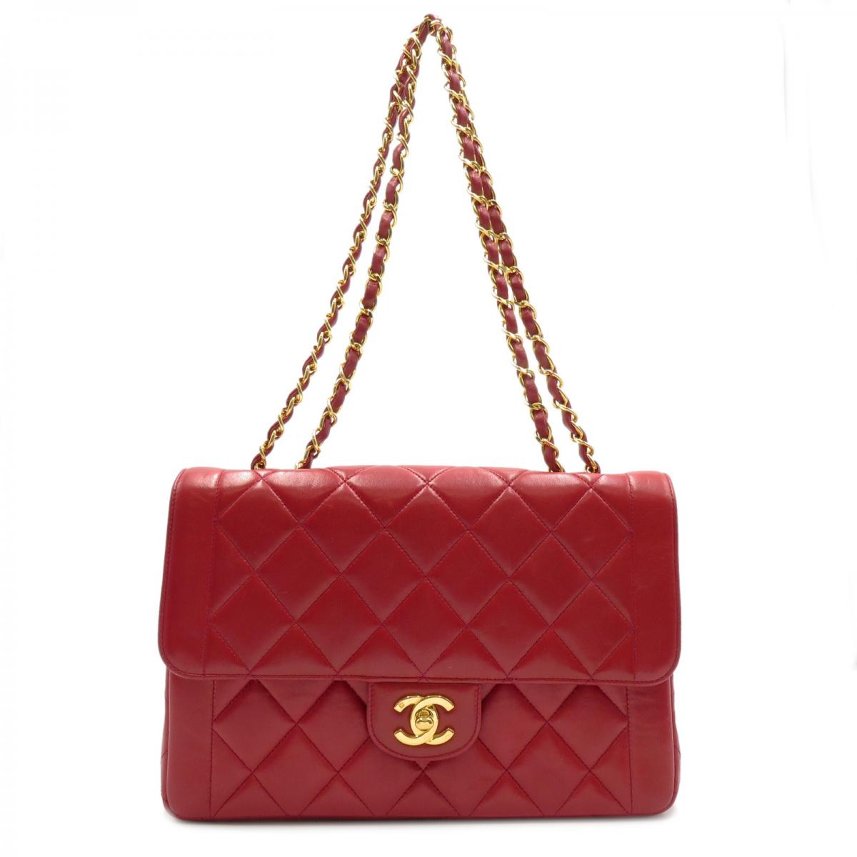 Chanel Vintage Classic red bag