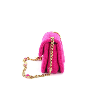 Chanel Cashmere Tweed Pink Mini Flap Bag