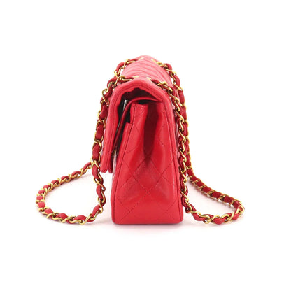 Chanel Vintage Small Classic Red Bag