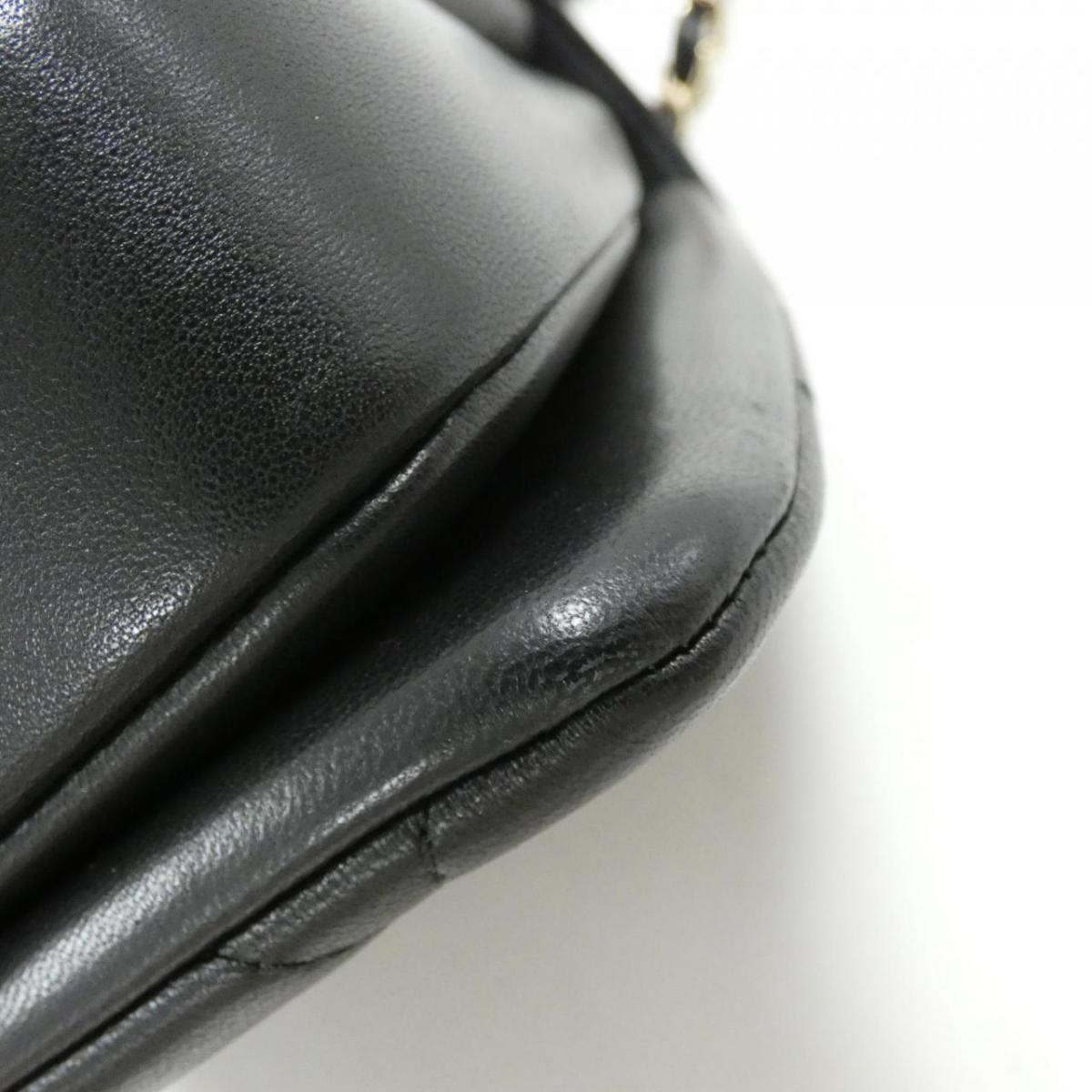 Chanel Trendy CC Flap Bag with Top Handle in Black Lambskin