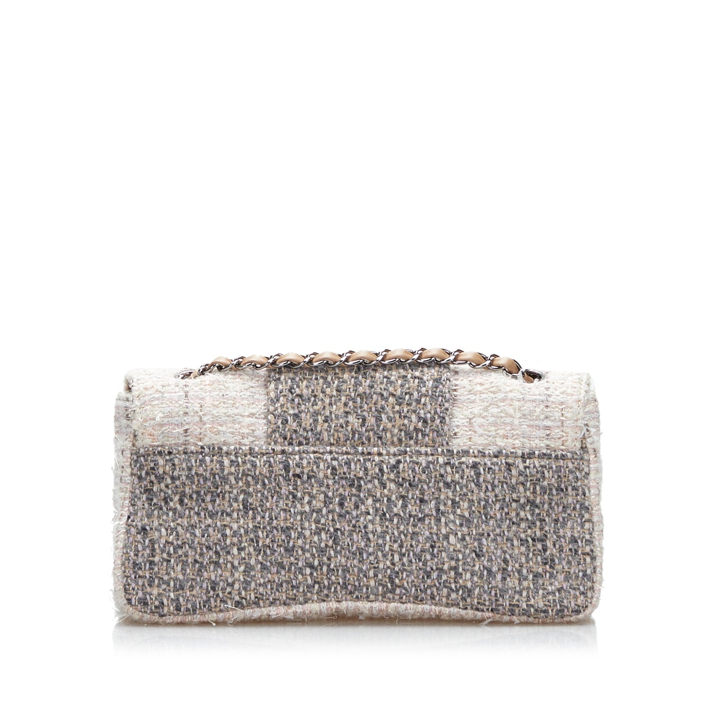 Chanel CC Tweed Single Flap Bag