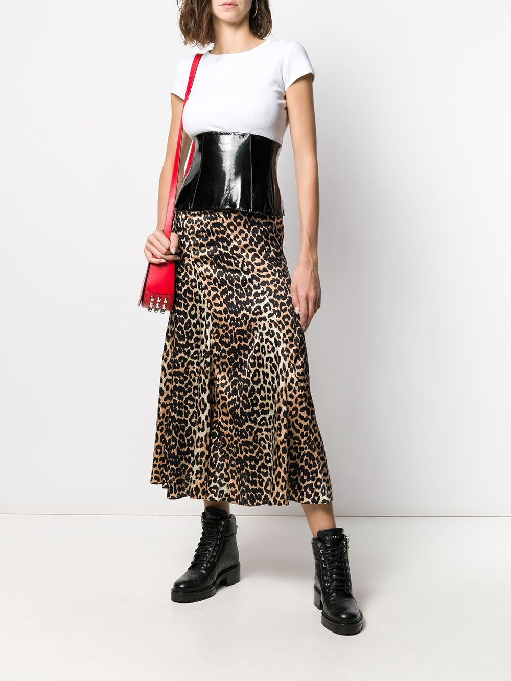 Patent Leather Corset Belt