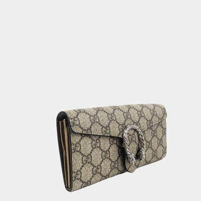 GUCCI Dionysus Mini Wallet on Chain GG Supreme