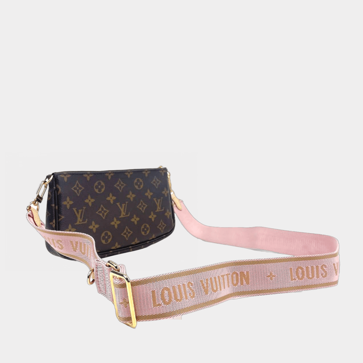 Louis Vuitton Pouchette w/Canvas Strap