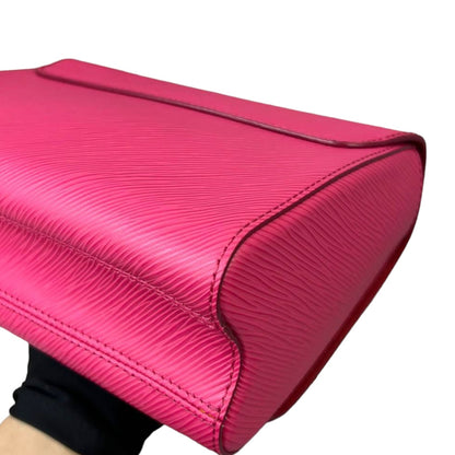 Louis-Vuitton Twist Lock Epi Leather MM Pink GHW
