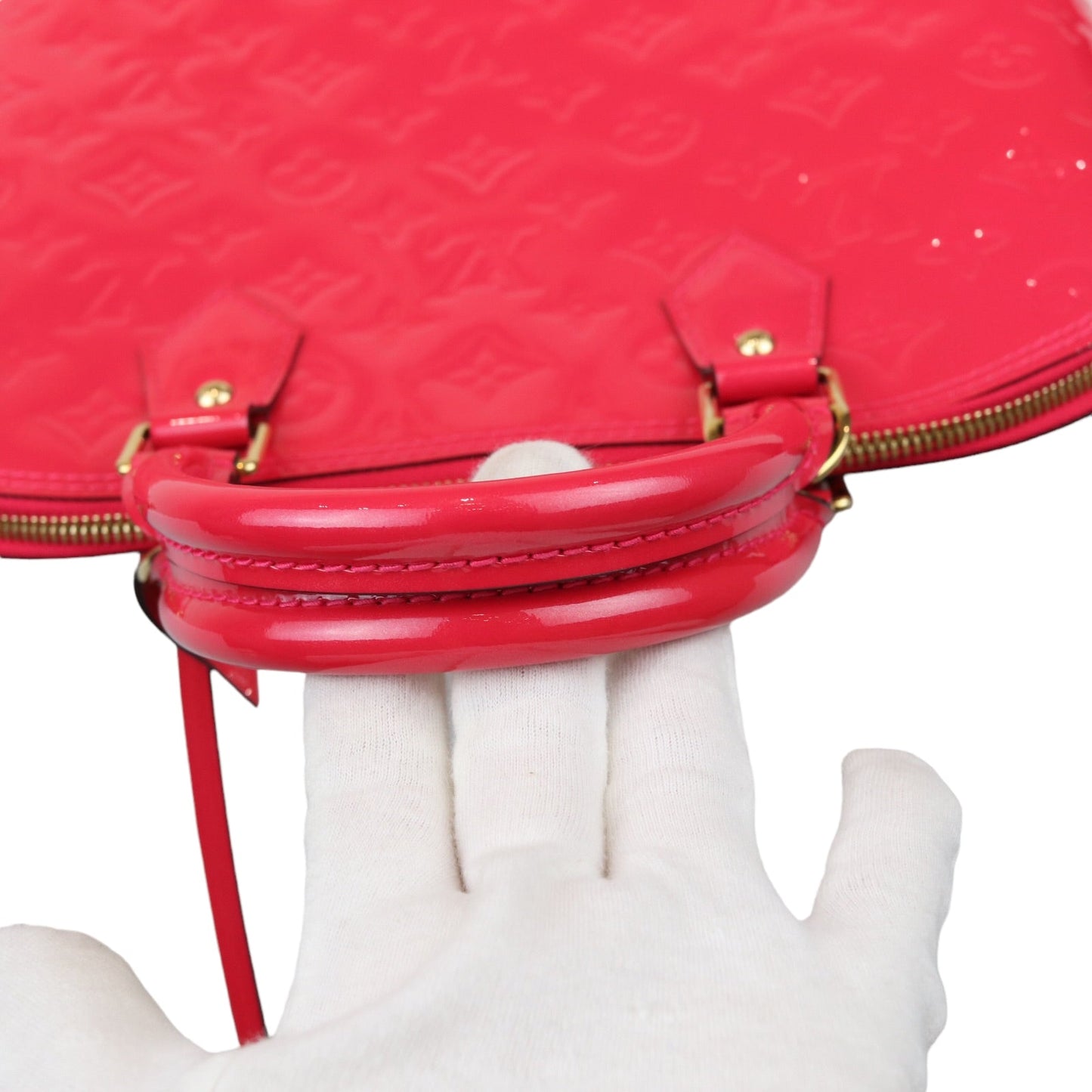 Louis-Vuitton Alma Vernis Monogram PM GHW