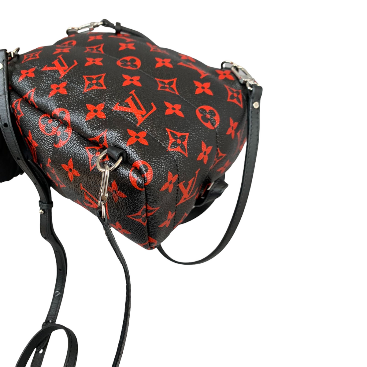Louis-Vuitton Mini Palm Springs Infrarouge Canvas GHW