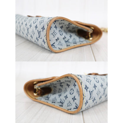 Rank AB ｜ LV Camille Blue Monogram Mini Canvas Shoulder Bag ｜030116