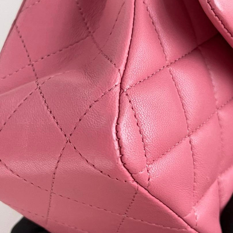 Classic Double Flap Medium Bag Pink SHW