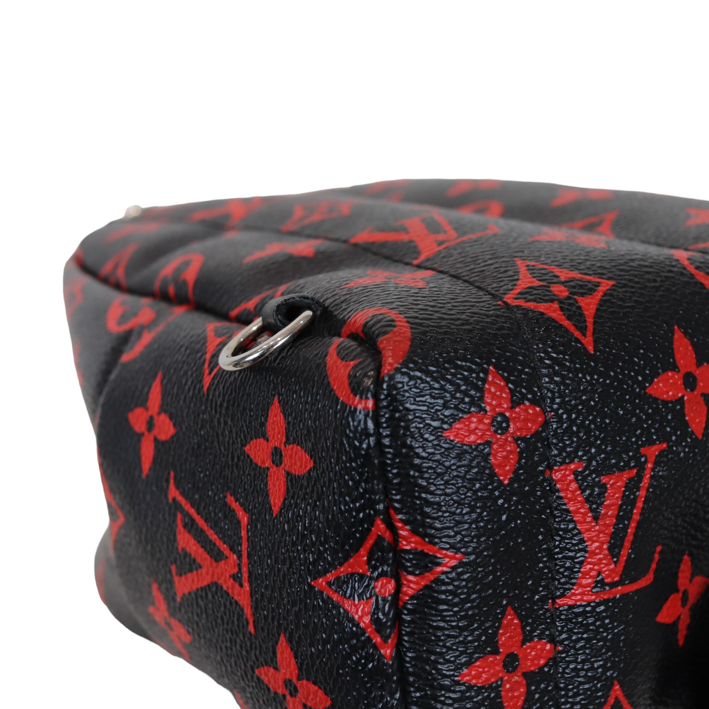 Louis-Vuitton Mini Palm Springs Infrarouge Canvas GHW